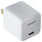 S. Simple 4-Pack Charger/6-Ft Cables/Car Charger Bundle (USB-C/30W) - White/Gold