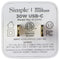 S. Simple 4-Pack Charger/6-Ft Cables/Car Charger Bundle (USB-C/30W) - White/Gold