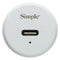S. Simple 4-Pack Charger/6-Ft Cables/Car Charger Bundle (USB-C/30W) - White/Gold