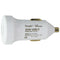 S. Simple 4-Pack Charger/6-Ft Cables/Car Charger Bundle (USB-C/30W) - White/Gold