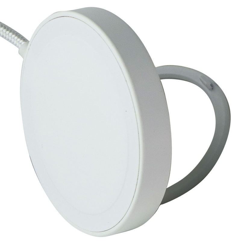 Simple (15W) USB-C Wired Magnetic Charging Pad w/Integrated Stand - White/Silver