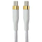 S. Simple (10-Ft) USB-C to USB-C Tough-Knit Braided Cable - White/Gold
