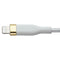 S. Simple (6-Ft) USB-A to 8-Pin Tough-Knit Braided Cable - White/Gold