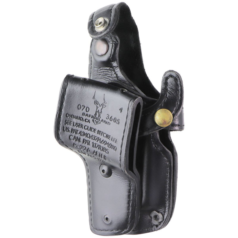 Safariland Right Hand Leather Gun Holster - Black / P-226 After (070 36 05) / 4