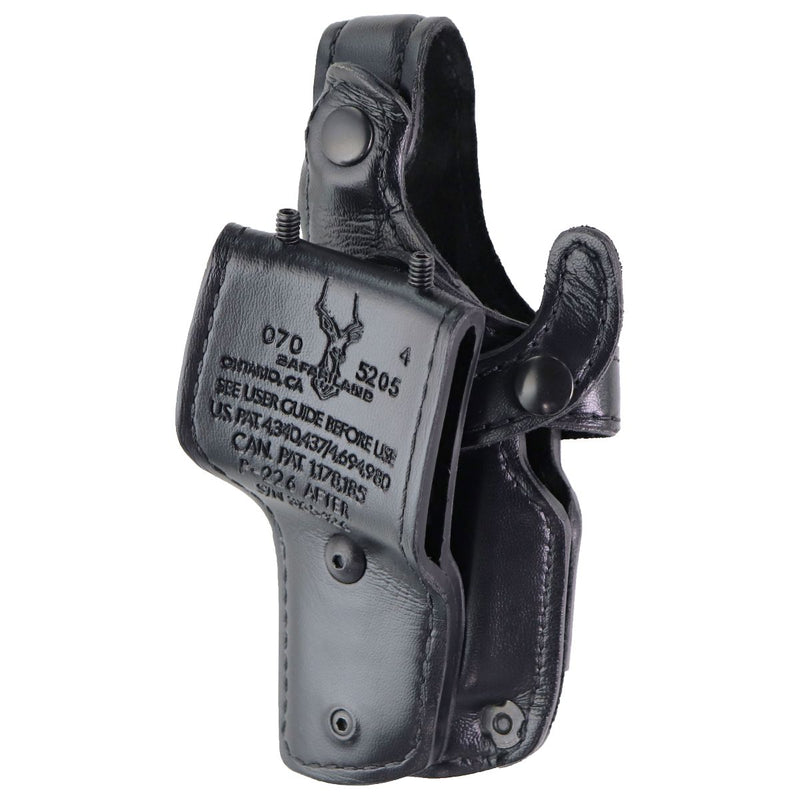 Safariland Right Hand Leather Gun Holster - Black / P-226 After (070 5205) 4