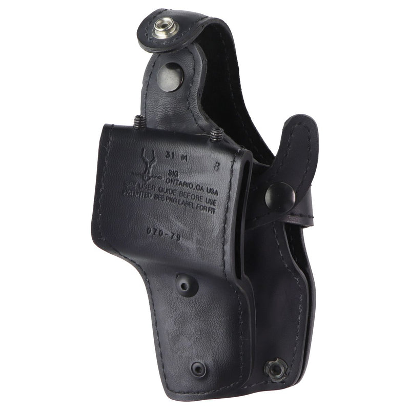 Safariland Right Hand Leather Pistol Holster - Black (SIG 070-79)