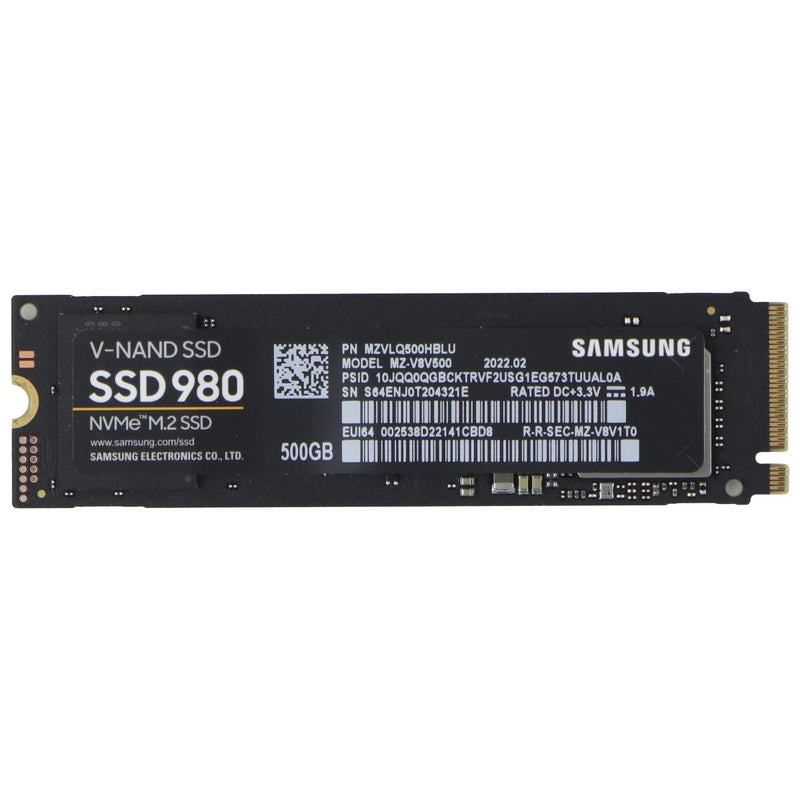 Samsung V-NAND SSD 980 (500GB) NVMe M.2 2280 Solid State Drive (MZ-V8V500)