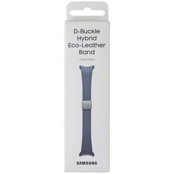 Samsung D-Buckle Hybrid Eco-Leather for Galaxy Watch4 - Blue (20mm, S/M, SLIM)