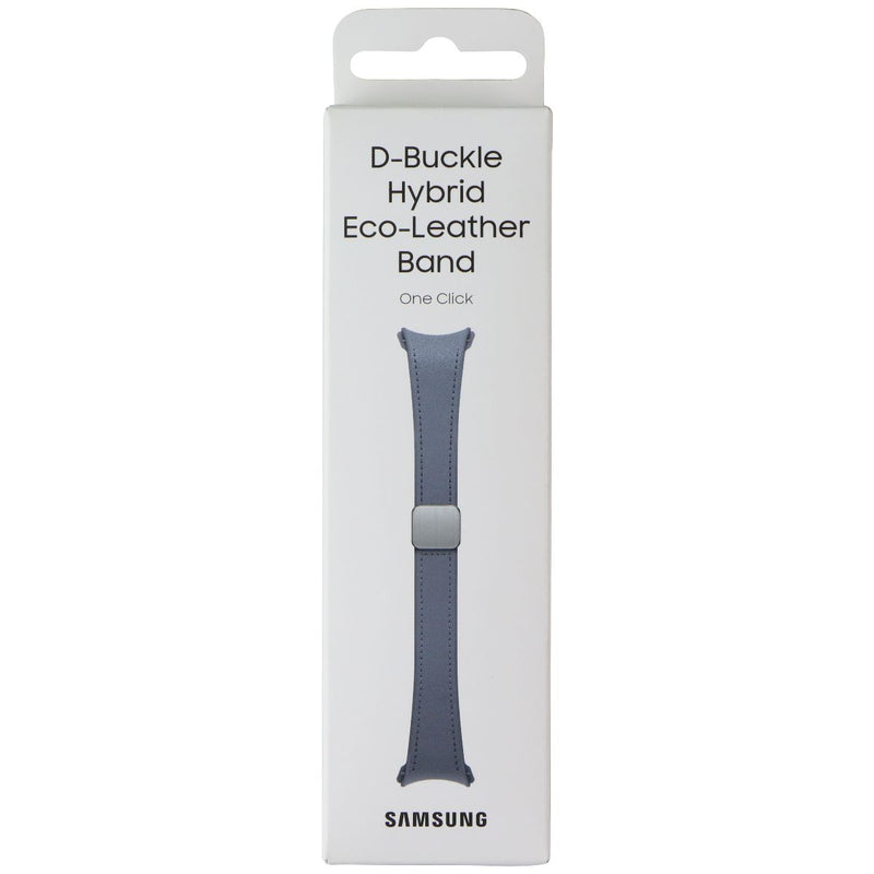 Samsung D-Buckle Hybrid Eco-Leather for Galaxy Watch4 - Blue (20mm, S/M, SLIM)