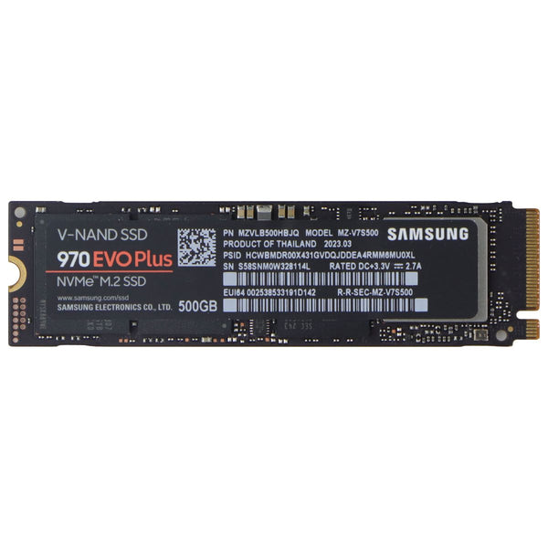 Samsung 970 EVO Plus SSD 500GB M.2 NVMe Internal Solid State V-NAND Drive