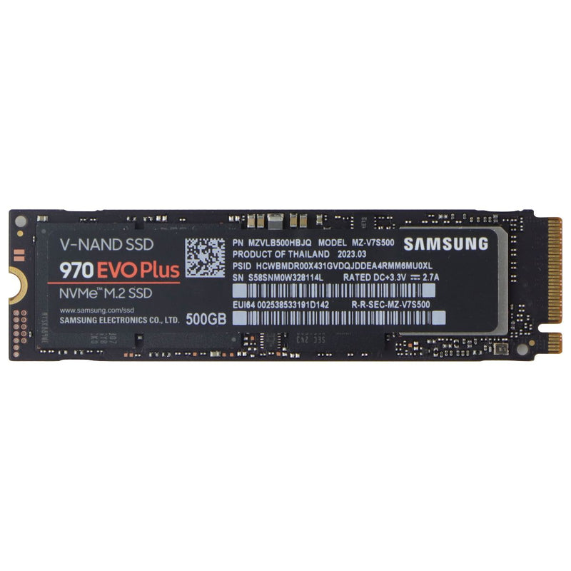 Samsung 970 EVO Plus SSD 500GB M.2 NVMe Internal Solid State V-NAND Drive
