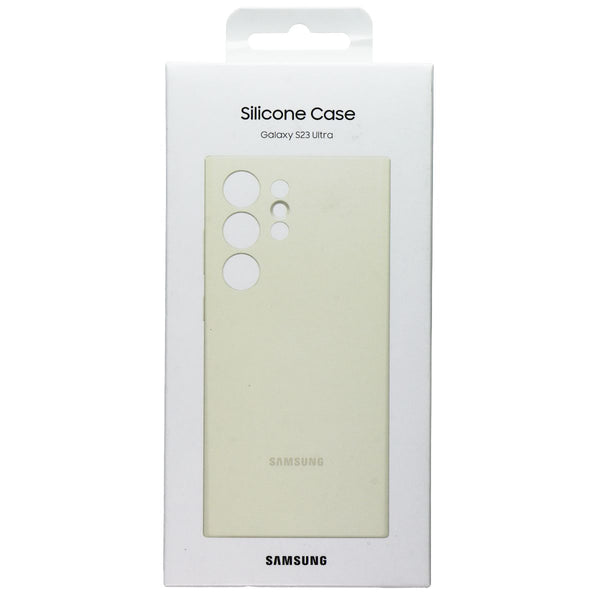 Samsung Silicone Case for Galaxy S23 Ultra - Cream