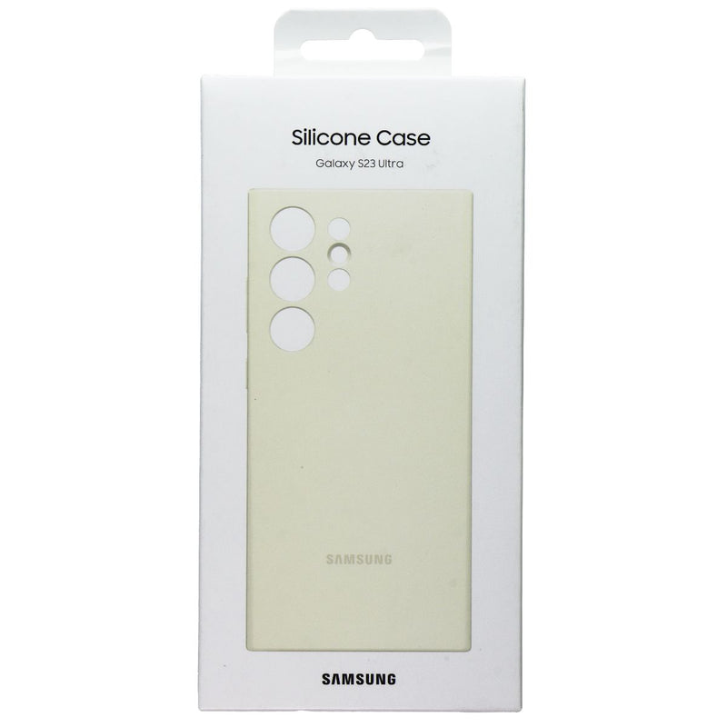Samsung Silicone Case for Galaxy S23 Ultra - Cream