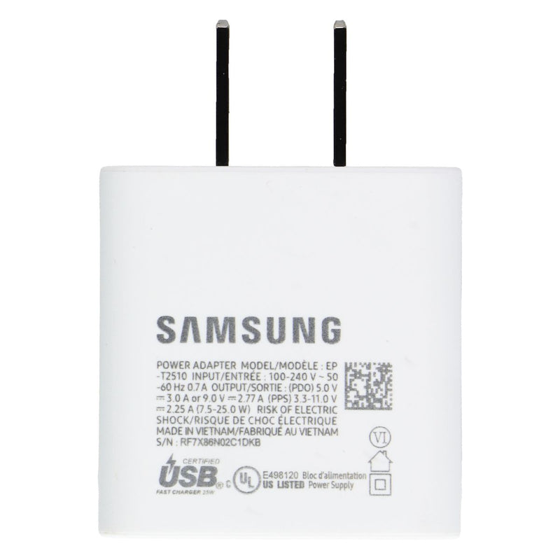 Samsung 25W USB-C Wall Charger Power Adapter - White