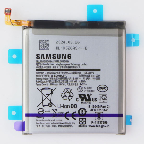 Repair Part SVC ASSE Battery EB-BG998ABY for Galaxy S21 Ultra (G998) GH82-24592A