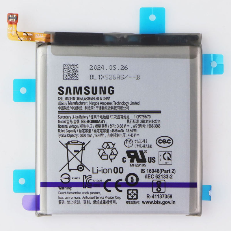Repair Part SVC ASSE Battery EB-BG998ABY for Galaxy S21 Ultra (G998) GH82-24592A