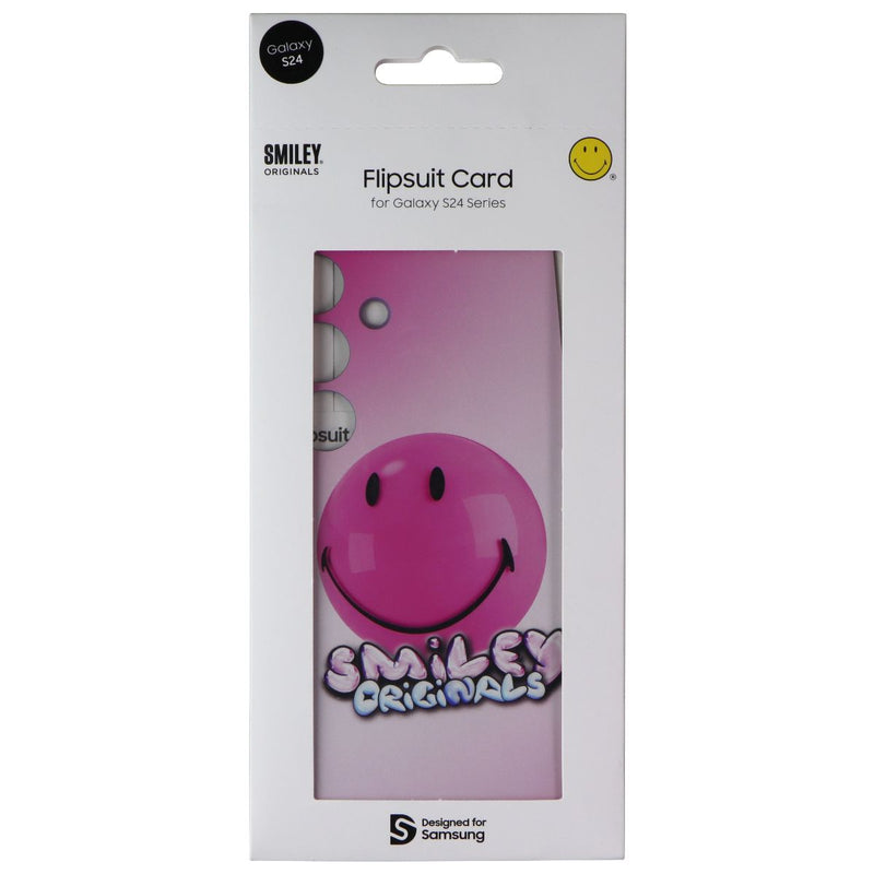 Samsung Smiley Originals Flipsuit Interactive Card for Galaxy S24 - Pink