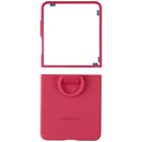 Samsung Official Ring Case (Silicone) for Galaxy Z Flip7 - Coral Red