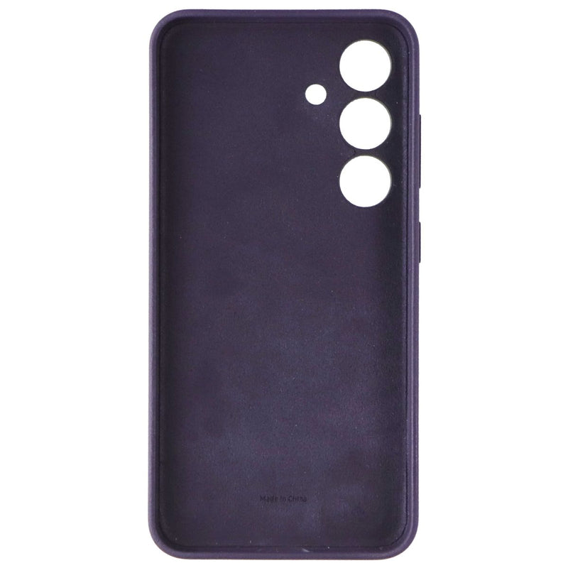 Samsung Official Vegan Leather Case for Galaxy S24 - Dark Violet