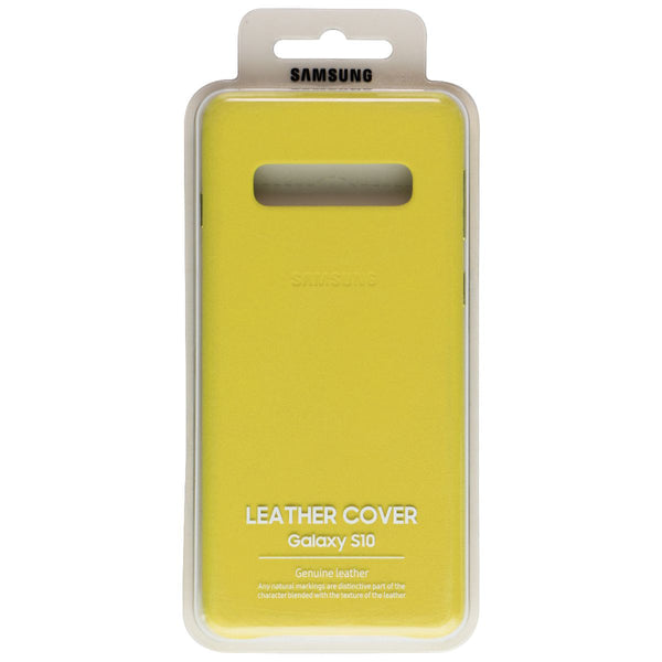 Samsung Official Leather Cover for Samsung Galaxy S10 - Yellow