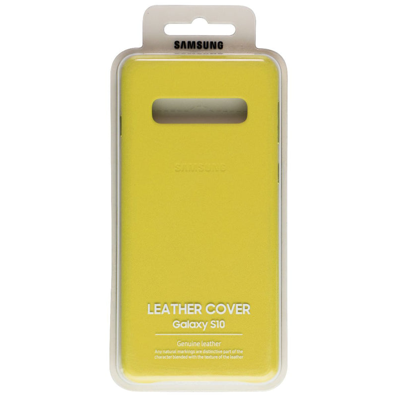 Samsung Official Leather Cover for Samsung Galaxy S10 - Yellow