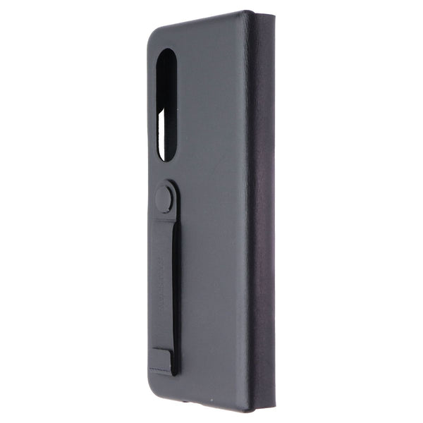 Samsung Official Leather Cover Case for Samsung Galaxy Z Fold3 - Black