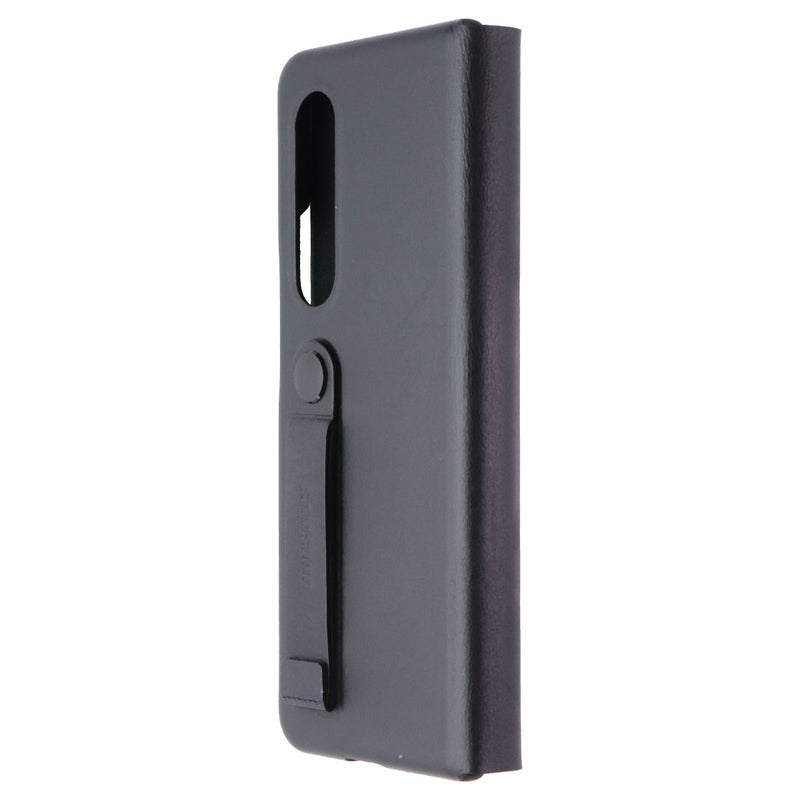 Samsung Official Leather Cover Case for Samsung Galaxy Z Fold3 - Black