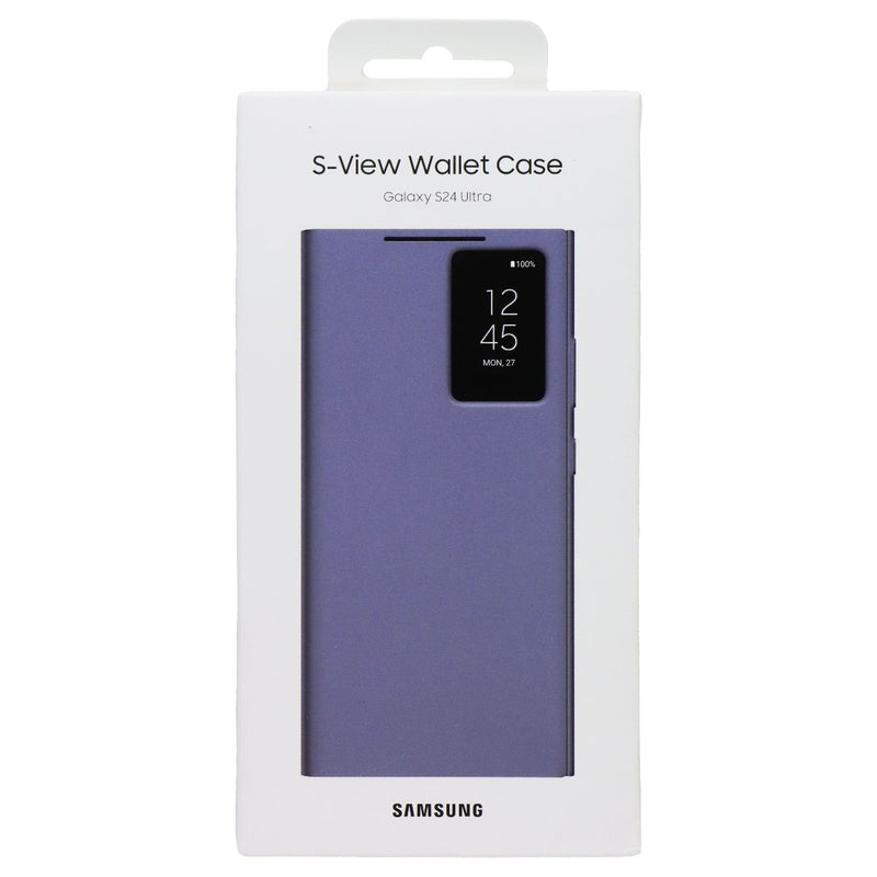 Samsung Official S-View Wallet Case for Galaxy S24 Ultra - Violet