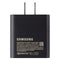 Samsung (50W) Power Adapter Duo USB-C Wall Charger with Cable - Black (EP-T5020)