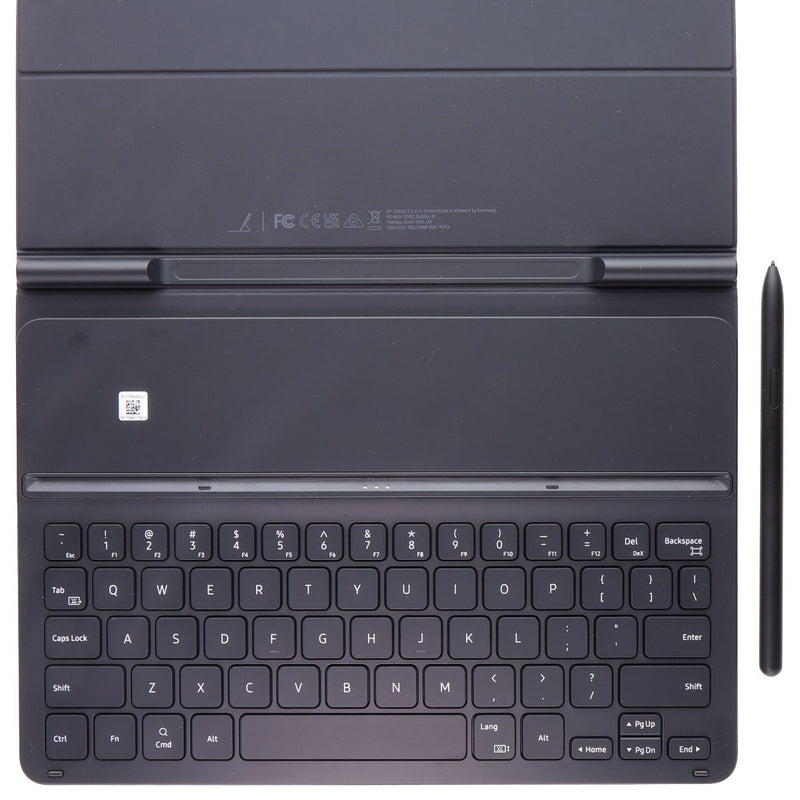 SAMSUNG Book Cover Keyboard Slim for Samsung Galaxy Tab S8/Tab S7 - Mystic Black