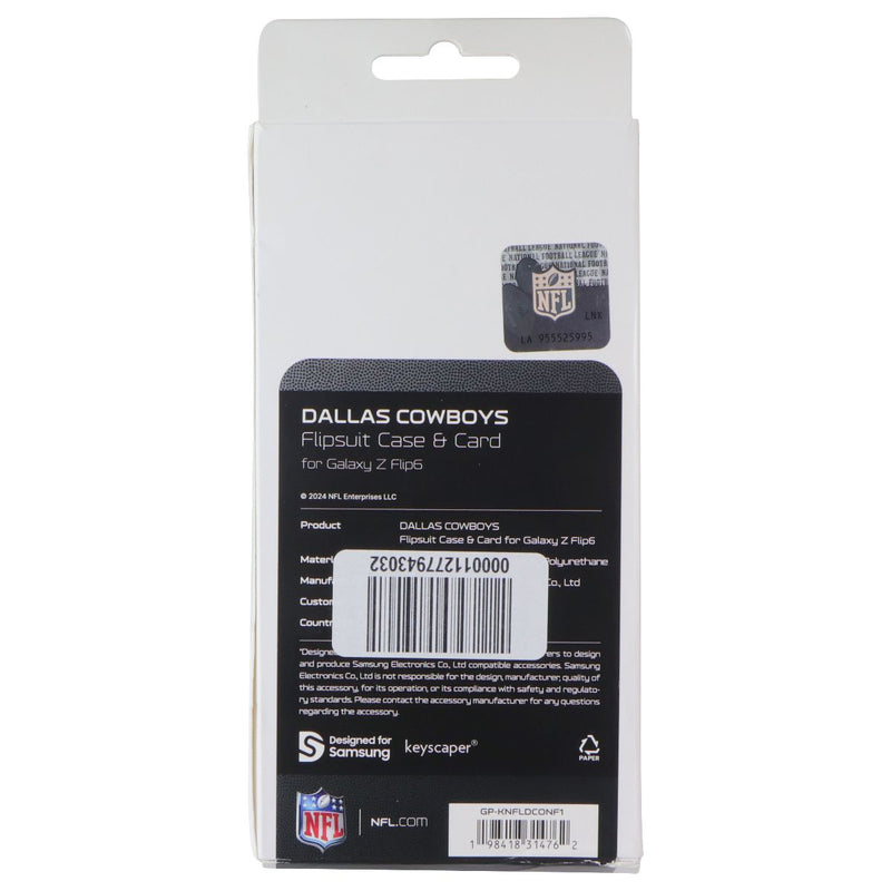 Samsung Official Flipsuit Case and Card for Galaxy Z Flip6 - NFL Dallas Cowboys