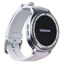Samsung Galaxy Watch8 Classic (46mm) LTE Unlocked (SM-L505U) - White/Hybrid Band