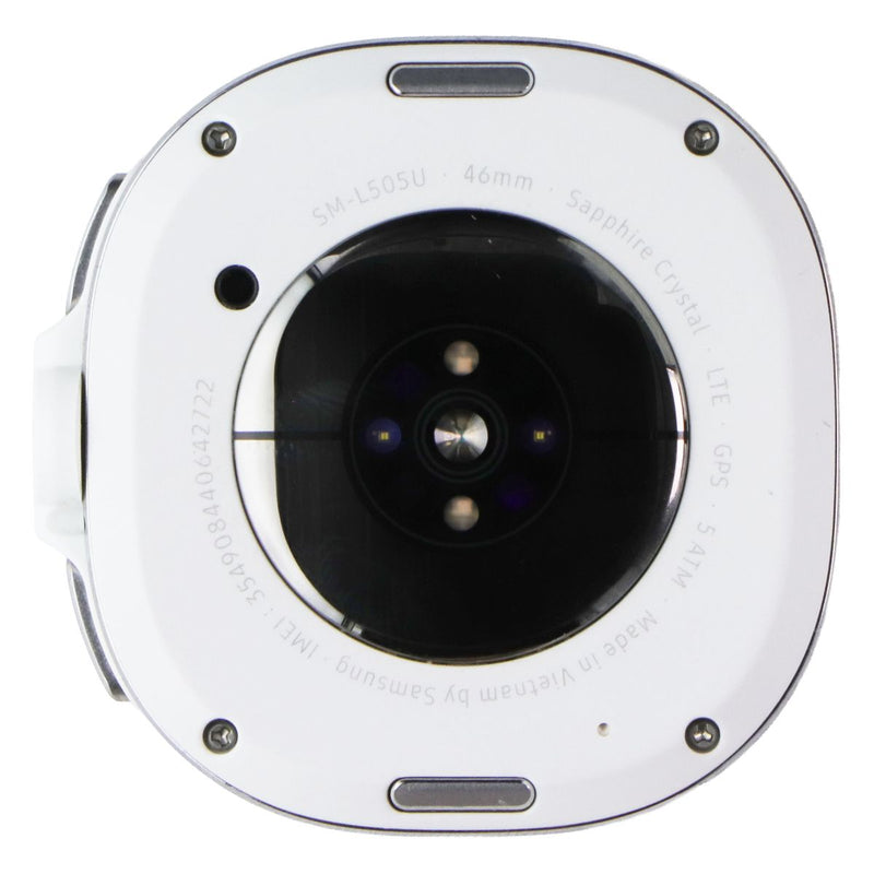 Samsung Galaxy Watch8 Classic (46mm) LTE Unlocked (SM-L505U) - White/Hybrid Band