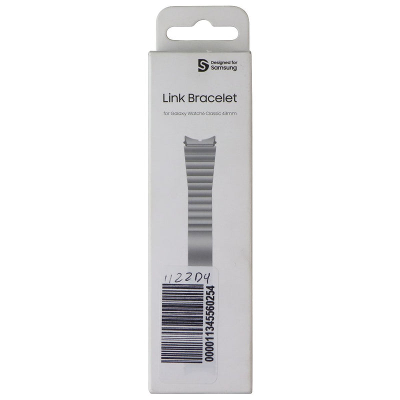 Samsung Watch Link Bracelet Band for Galaxy Watch6 Classic (43mm) - Small/Silver