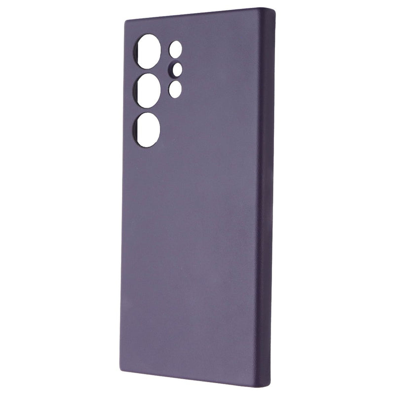 Samsung Official Vegan Leather Case for Galaxy S24 Ultra - Dark Violet