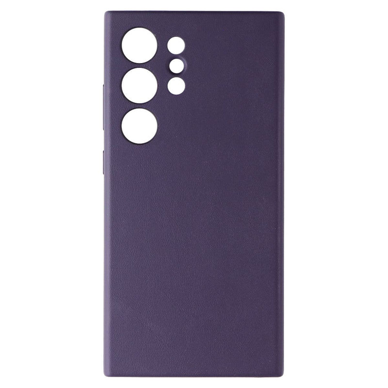 Samsung Official Vegan Leather Case for Galaxy S24 Ultra - Dark Violet