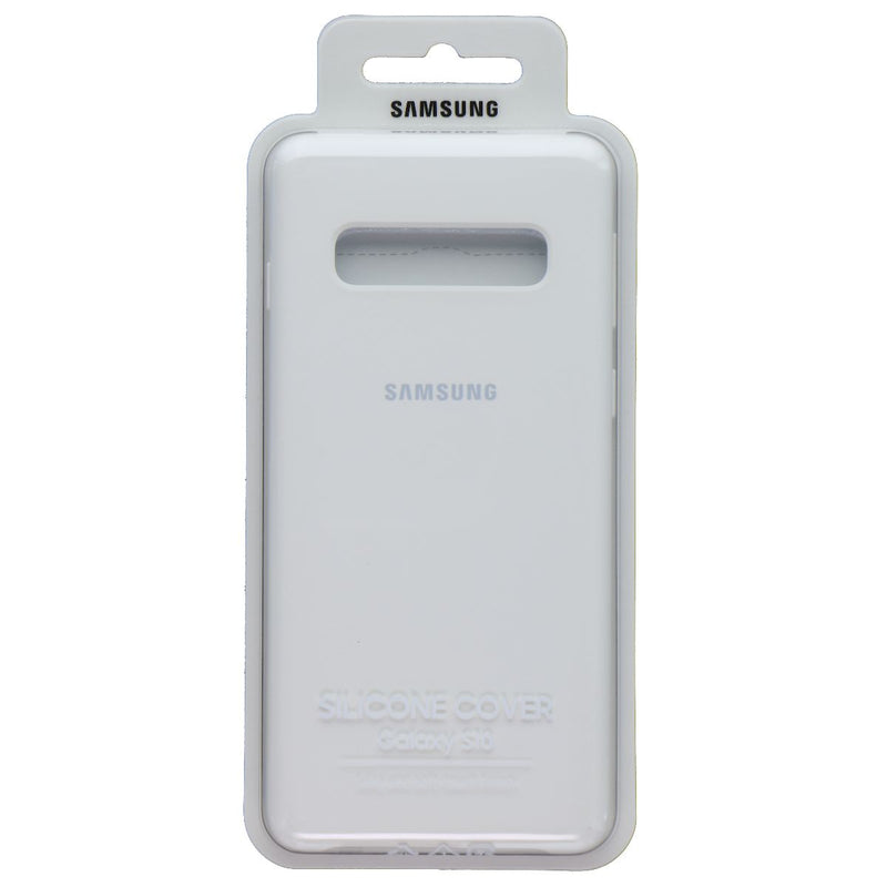 Samsung Official Silicone Cover Case for Samsung Galaxy S10 - White