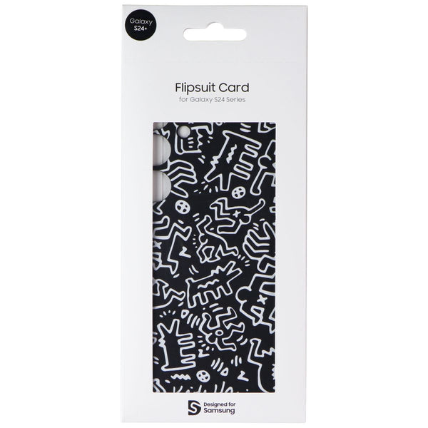 Samsung Interactive Flipsuit Card for Galaxy S24+ (Plus) - Keith Haring Black