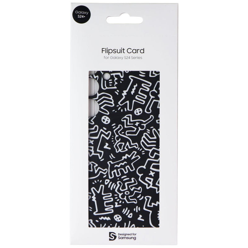 Samsung Interactive Flipsuit Card for Galaxy S24+ (Plus) - Keith Haring Black