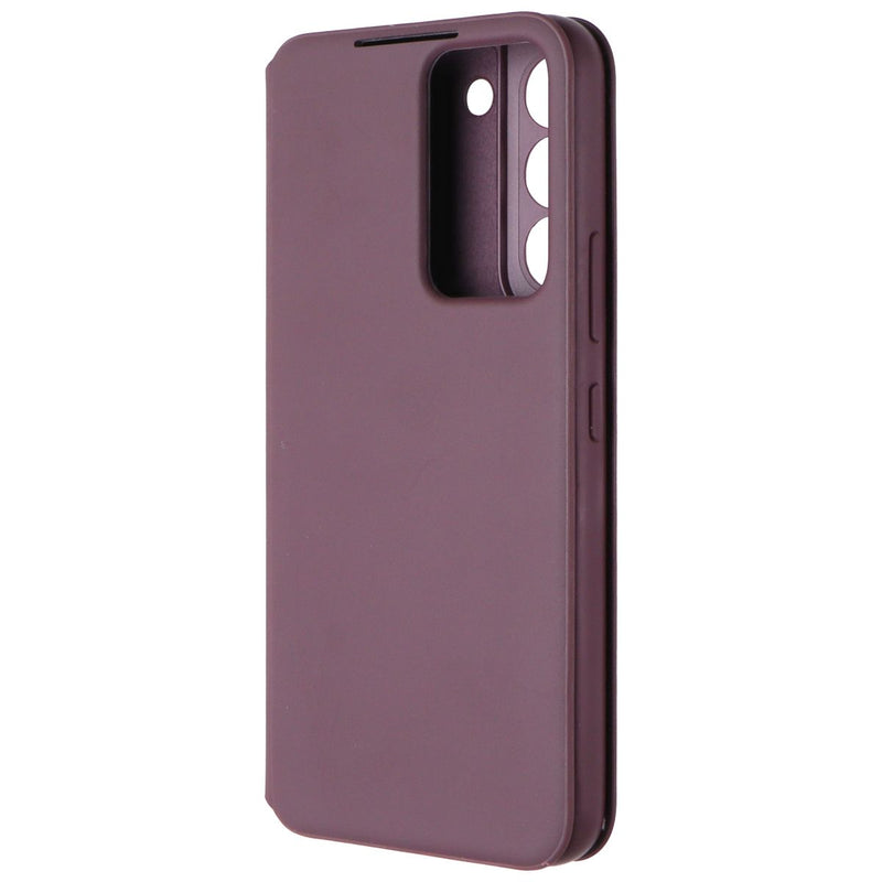 Samsung Official Smart Clear View Cover for Samsung Galaxy S22 - Burgundy