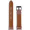 Generic 20mm Genuine Leather Watch Band for 20mm Lugs - Pink Rose/Silver