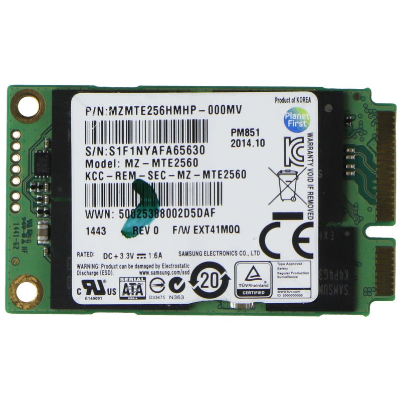 Samsung mSATA 256GB SSD Internal Storage for Dell - (MZMTE256HMHP / MZ-MTE2560)