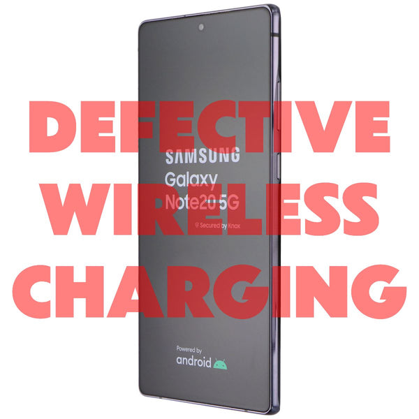 Samsung Galaxy Note20 5G (6.7) (SM-N981U) Unlocked 128GB/Gray **BAD Qi Charging