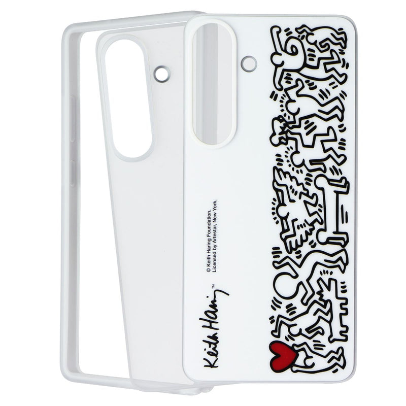 Samsung Flipsuit Series Case for Samsung Galaxy S25 - White (Keith Haring)