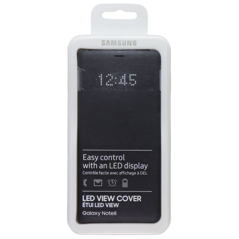 Samsung Official LED View Wallet Cover for Samsung Galaxy Note8 - Black