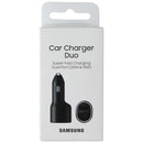 Samsung (25W) USB-C and (15W) USB Car Charger Duo - Black