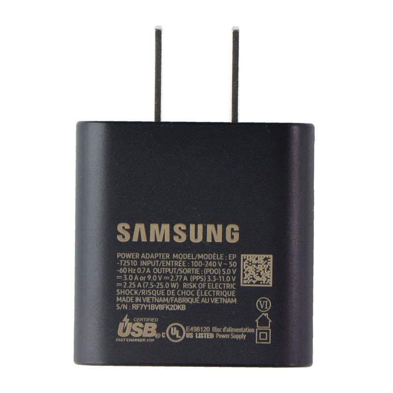 Samsung 25W USB-C Wall Charger with 1m USB-C Cable - Black