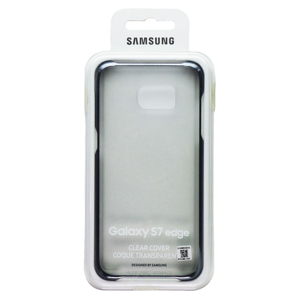 Samsung Galaxy S7 edge Case Clear Protective Cover - Silver Border