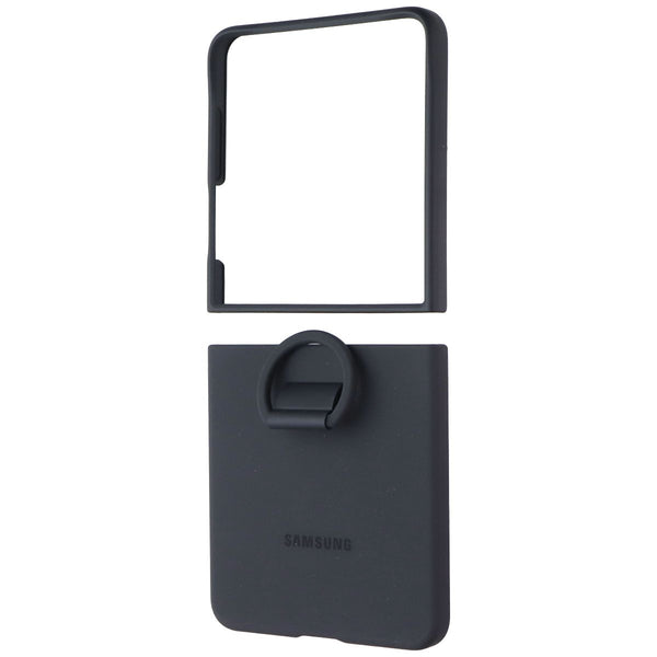 Samsung Official Silicone Ring Case for Samsung Galaxy Z Flip7 - Black