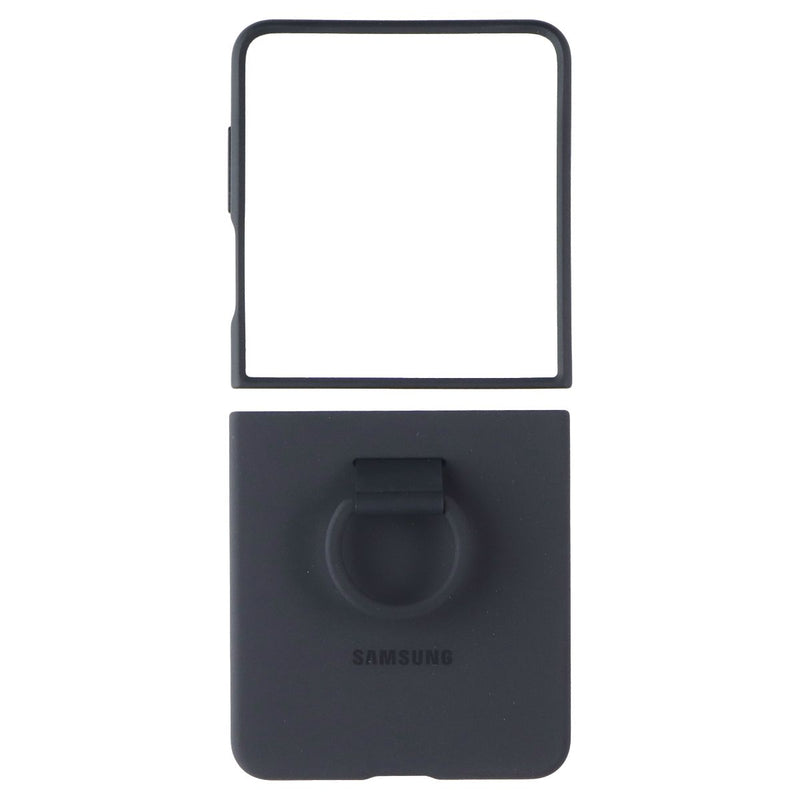 Samsung Official Silicone Ring Case for Samsung Galaxy Z Flip7 - Black